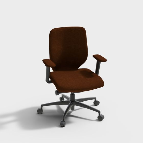 Elegant Office Chair 3D model for Modern Workspaces
