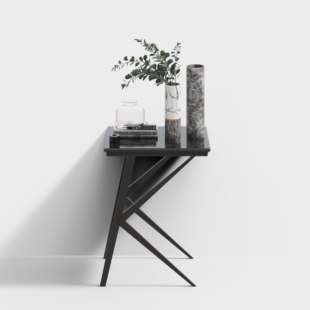 Modern circles several sides of a few 3d models - side a few