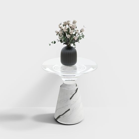 현대 패션 모서리 여러 각도 - 투명 유리