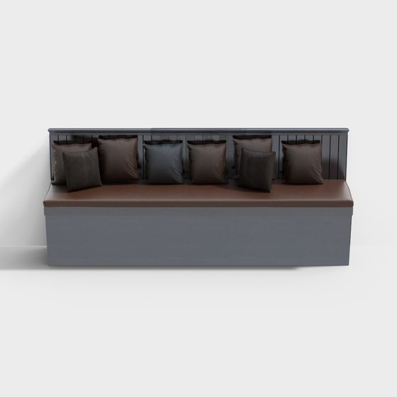 Stylish 3D Sofa Model for Modern Interiors