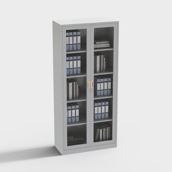 Minimalist File Cabinet 3D model for Modern Offices