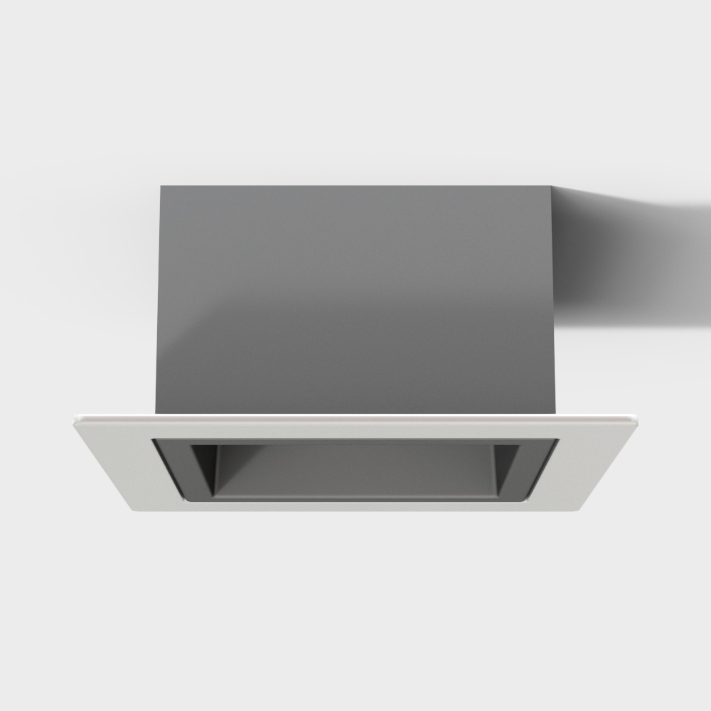 Modern headlight spotlight 2-square one hole