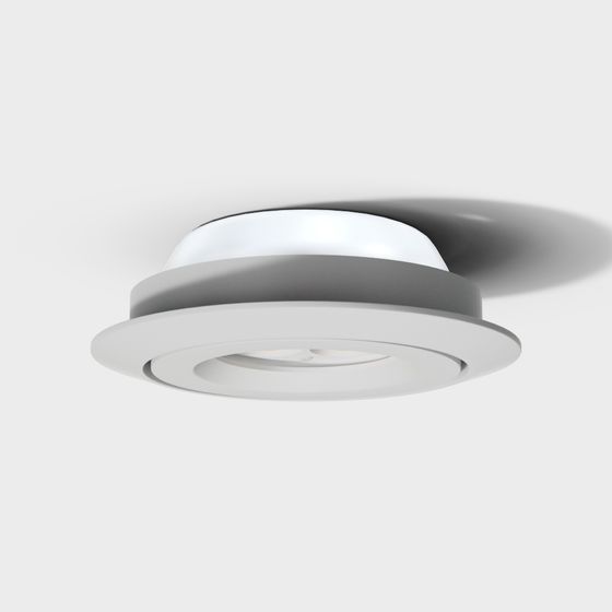 Modern Minimalist Recessed Ceiling Light 3D model
