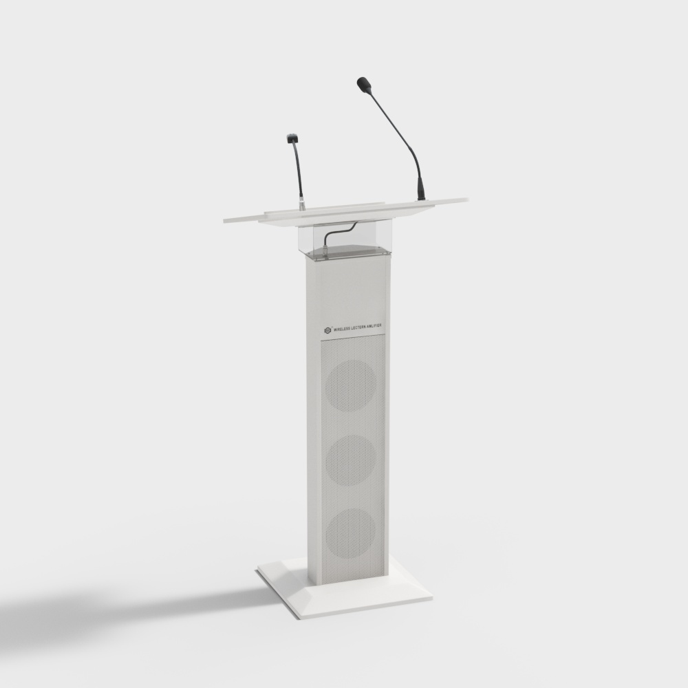 Modern podium - dual microphone