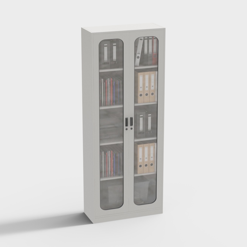 Modern filing cabinet white