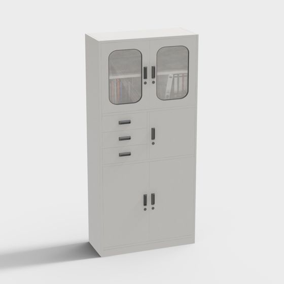 Modern Minimalist Bookshelf 3D model