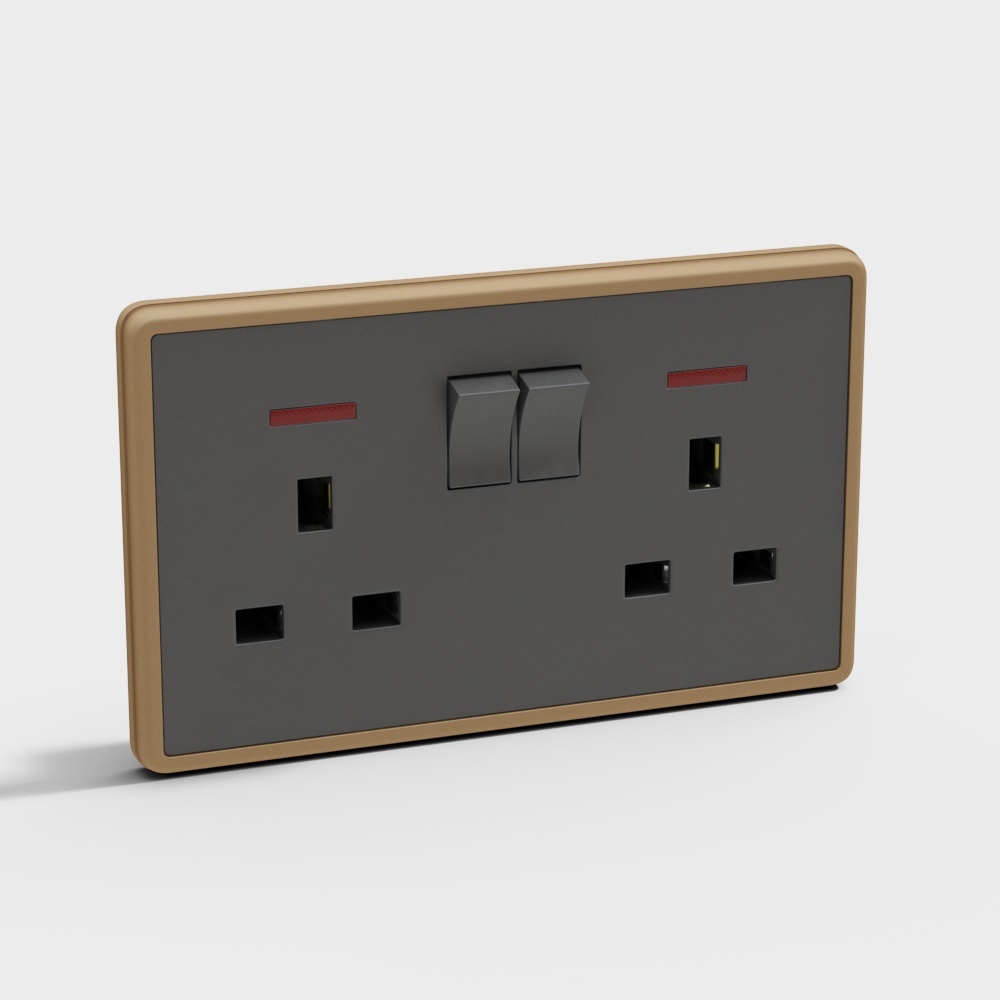 Modern switch-combination socket