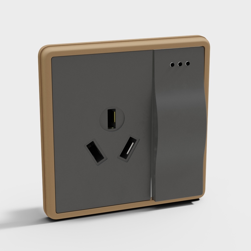 Modern switch-socket