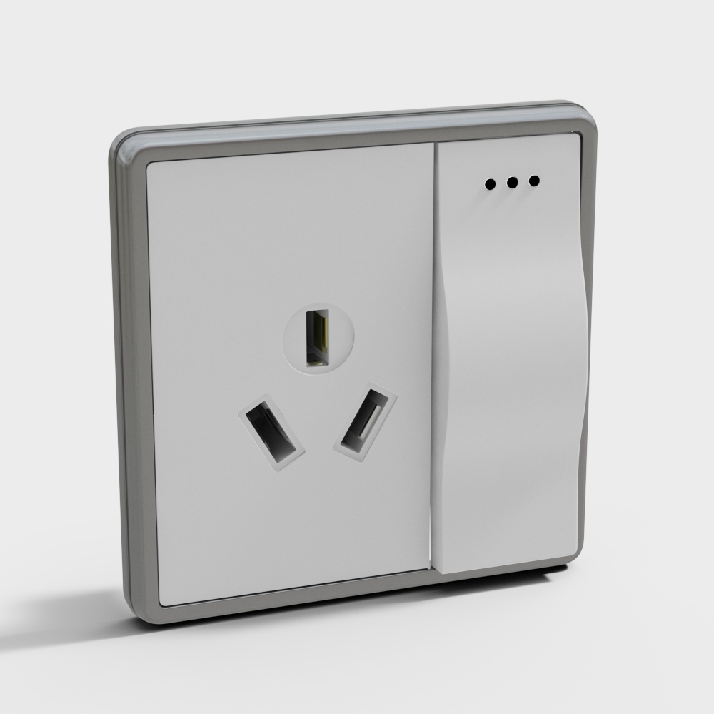 Modern switch-socket