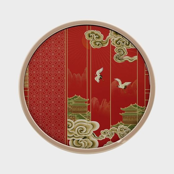 Eternal Harmony Panel 3D model for Cultural Designs