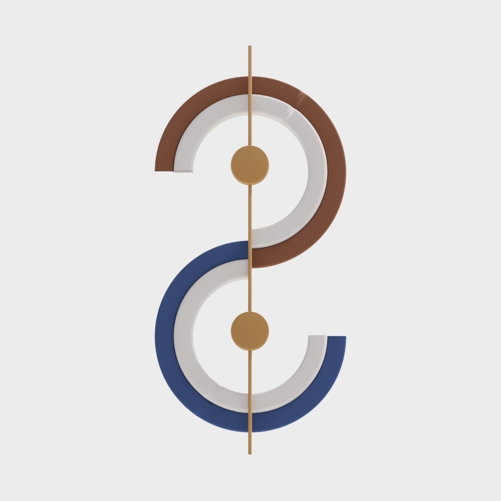 Modern lightweight wall ornaments 2 - modern pendants