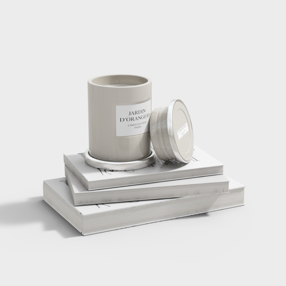 Adorno de libro esculpido moderno - decoración