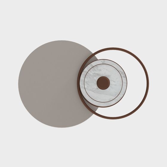 Round Harmony 3D model - Stylish and Versatile Design