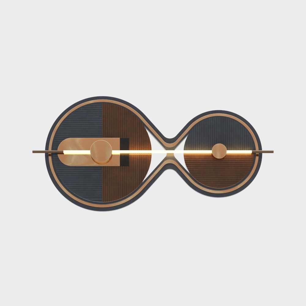 Modern lightweight wall pendants