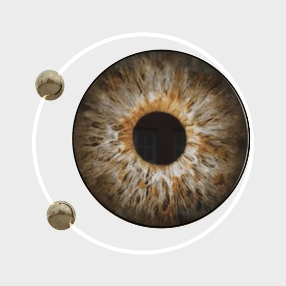 Realistic Low-Poly Eye 3D Model