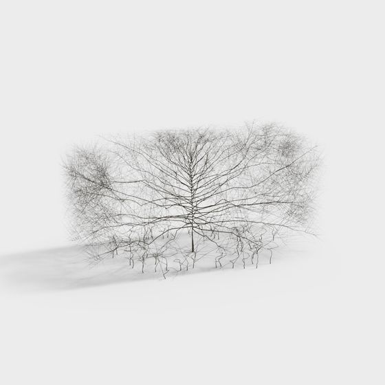 Unique Minimalist Tree 3D model for Creative Projects