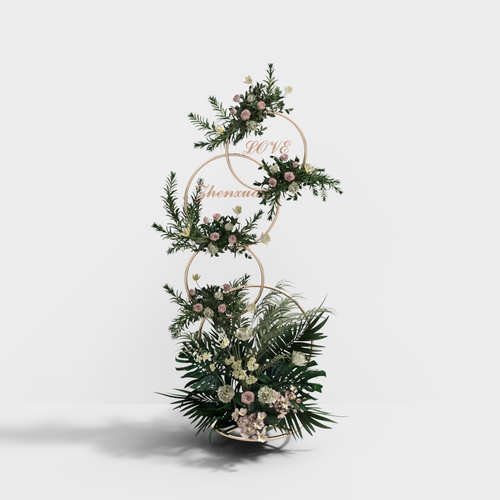 Modern wedding wedding floral trand - left