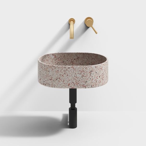 Modern Minimalist 3D Sink Model