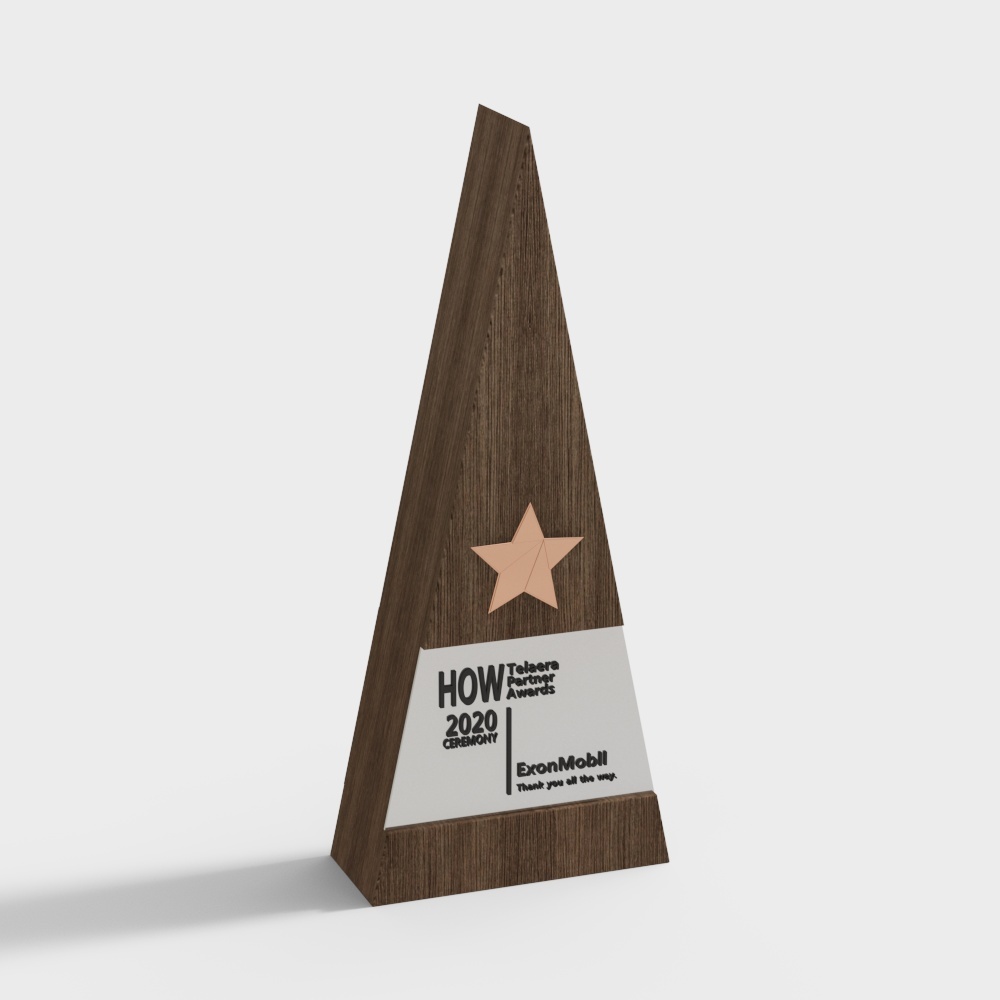 Elegant Trophy 3D model for Awards Ceremonies