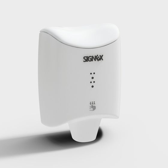 Sleek Minimalist Hand Sanitizer Dispenser 3D model