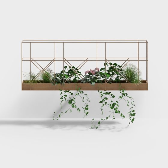 Urban Green Wall 3D model