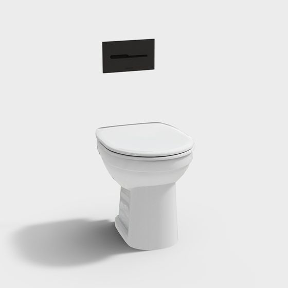 Urban Toilet 3D model for Contemporary Spaces