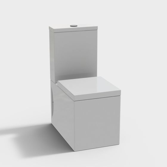 Urban Toilet 3D Model