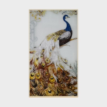 整個房子配備了畫作 - 彩色畫 - 金色孔雀