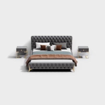 king bed with bedside