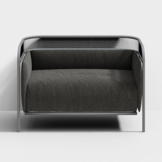 Urban Retreat 3D model Sofa for Modern Spaces