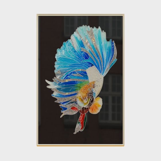 Dreamy Betta Fish 3D model