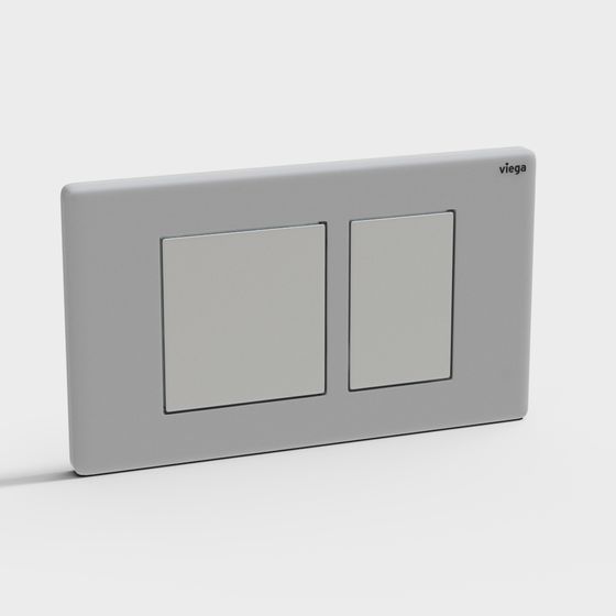 Viega Dual Button Toilet Flush Valve 3D model
