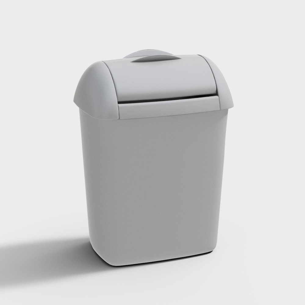 Modern hand dryer-trash can