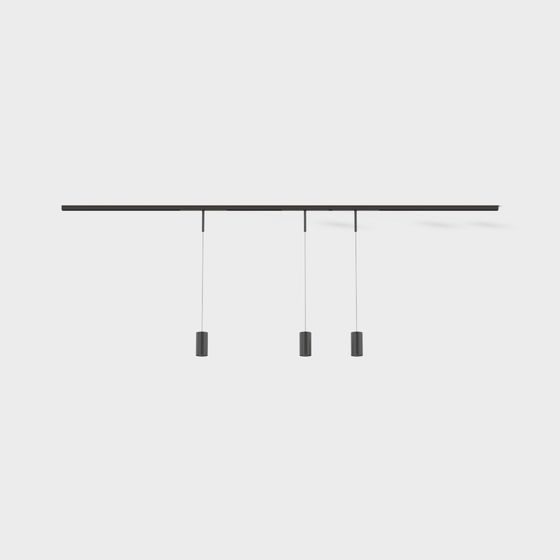 Stylish Pendant Light 3D model for Creative Spaces