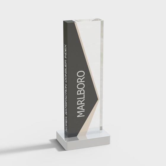 Stylish Marlboro Trophy 3D model