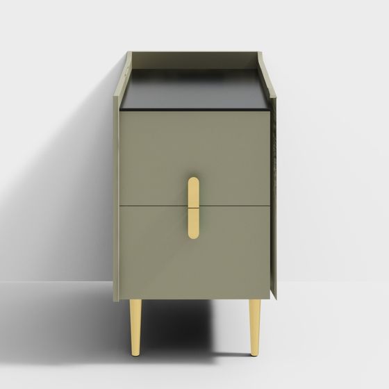 Urban Elegance Bedside Cabinet 3D model