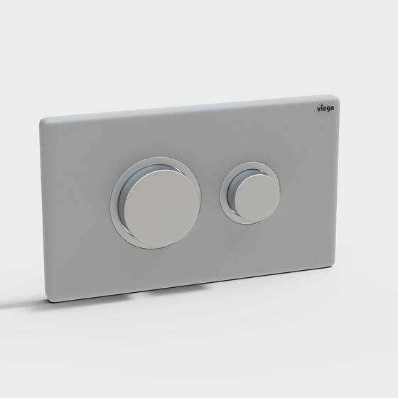 Viega Dual Button Panel 3D model