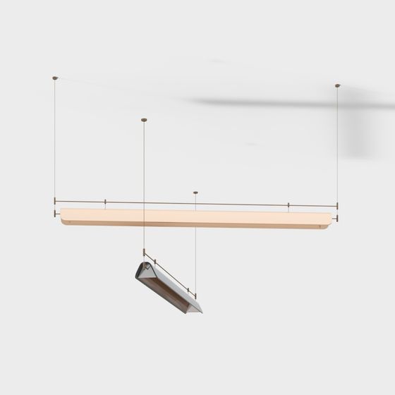 Elegant Pendant Light 3D Model for Contemporary Spaces