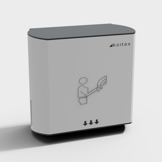 Smart Trash Can 3D model for Modern Design