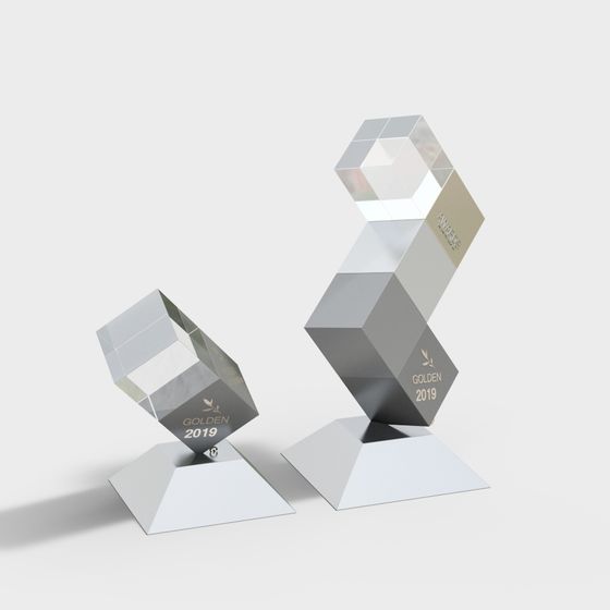 Geometric Triumph Award 3D model