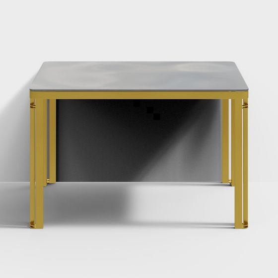 Minimalist Metal Table 3D model