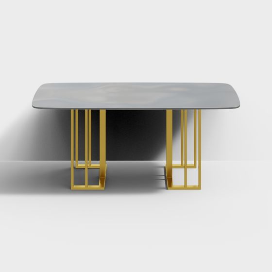 Urban Luxury Dining Table 3D model