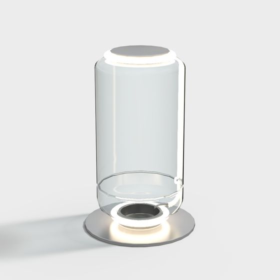 Transparent Glass Shade 3D model