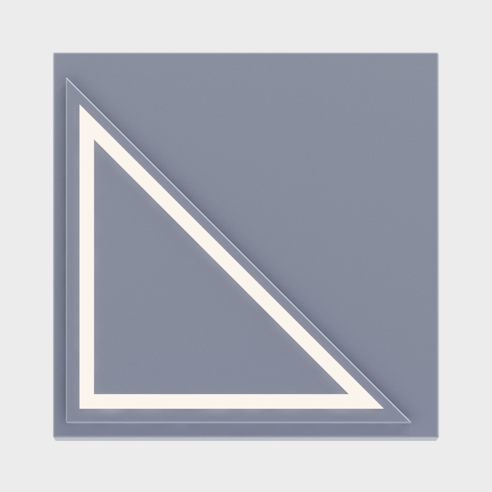 Modern fashion geometric wall lamp - lavender