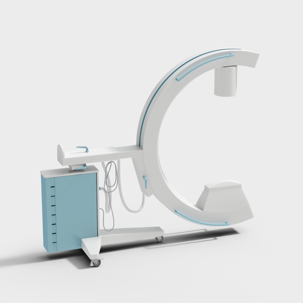 Mobile CT Scanner 3D Model for Healthcare Design
