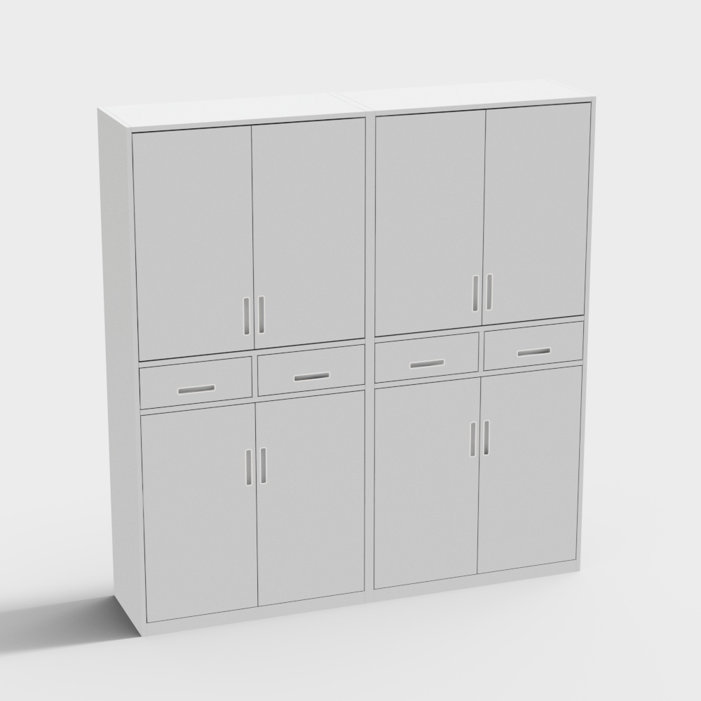 Modern metal filing cabinet-eight door and four drawer filing cabinet
