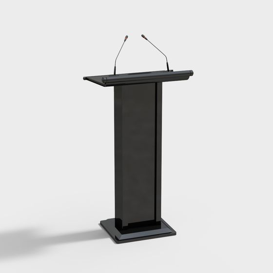 Modern Minimalist Podium 3D Model