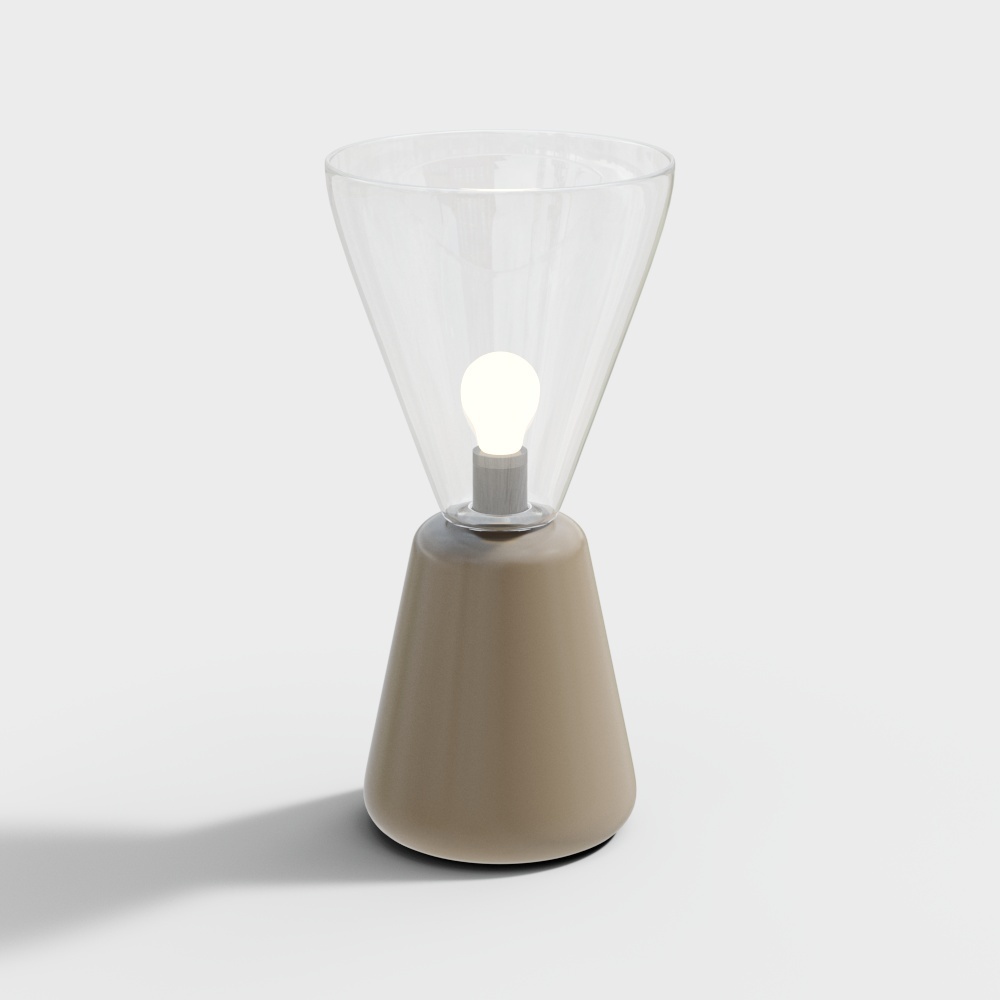 Modern glass table lamp 1- table lamp 2