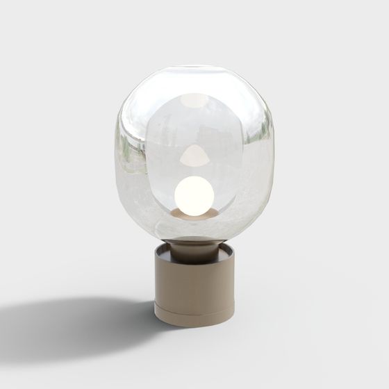 Modern Minimalist 3D Light Fixture Model