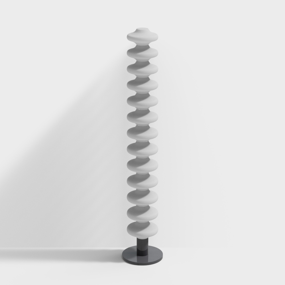 Modern creative floor lamp - spiral floor lamp